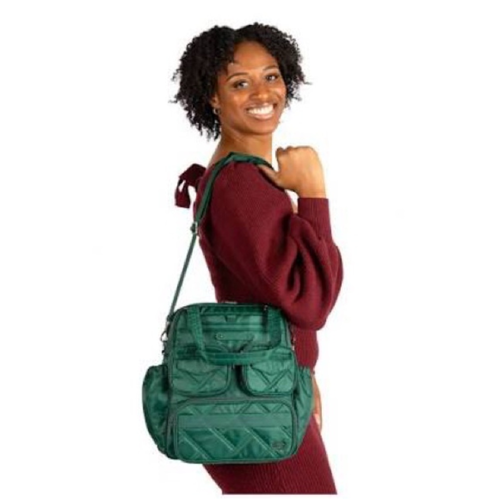 Lug Legacy Mini Puddle Jumper Backpack Crossbody Bag NWT Flamingo Foliage - Picture 9 of 13